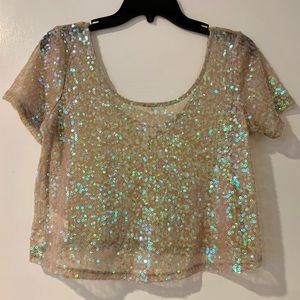 Sequin shirt